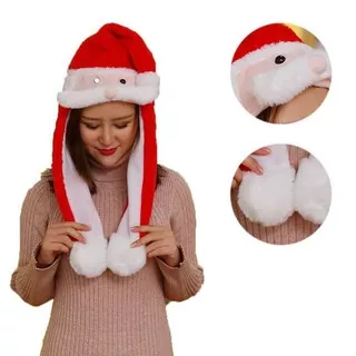 Topi Bunny Topi Santa Topi Natal Pohon Natal