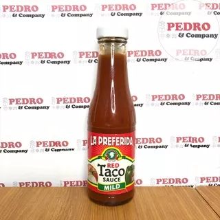 La preferida red taco sauce mild 198 gram - salsa merah mexico saus