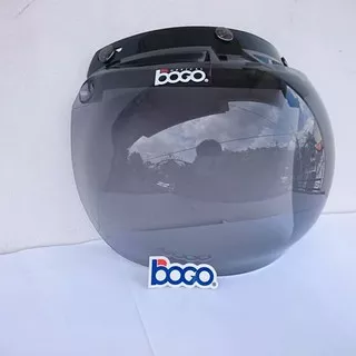 Kaca Visor Helm Bogo Cembung Original 06 (Smoke/Clear) Untuk Helm Retro Bogo JPN Arc Monsa Cargloss WTO Gix JP Bens KNC Arl Aizo Kin Fino Mvstar Classic Riz West Sada