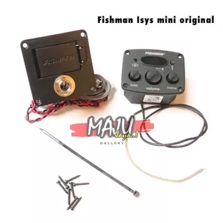 preamp pickup gitar bass akustik elektrik fishman EQ isys mini original