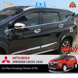 JSL List Kaca Samping Xpander Cross 2020 Side Window Trim Chrome