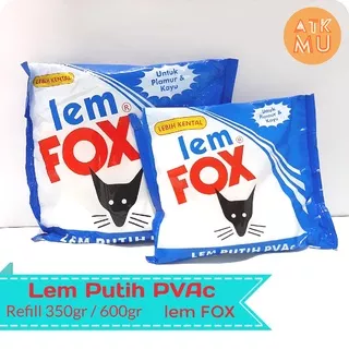 Lem Putih PVAc Putih Biru Refill lem FOX