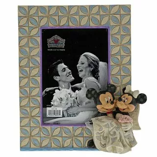 Enesco Disney Traditions by Jim Shore - Mickey and Minnie Wedding Frame