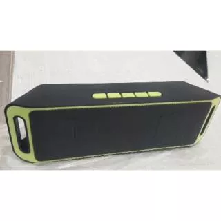 Speaker aktif Bluetooth double MEGABASS STEREO radio usb aux portable A2DP foto asli