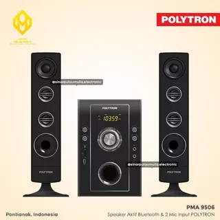 Polytron Speaker Aktif Multimedia [Bluetooth & 2 Mic Input] - PMA 9506 / PMA9506