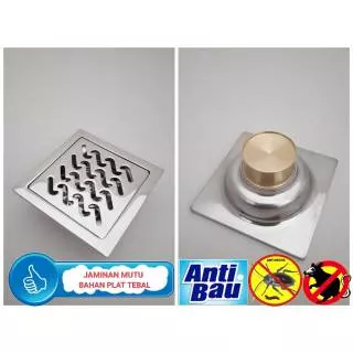 Floor Drain Anti Bau| Floor Drain Anti Seranga| Floor Drain Anti Kecoa Stainless Steel Tebal WL333-3