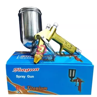 Shogun Spray Gun R2 / K2 - Alat Penyemprot Cat - Spet 200ml Titanium
