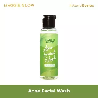 MAGGIE GLOW Acne Facial Wash / Sabun Muka Penghilang Jerawat Pemutih Wajah Flek