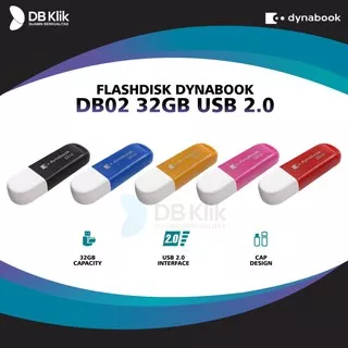 Flashdisk DYNABOOK DB02 32GB USB 2.0 <USB Flash Drive Dynabook 32GB>