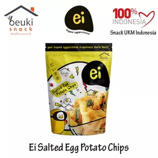 Ei Salted Egg Potato Chips Salted Egg Keripik Kentang Telur Asin Premium - 60gr