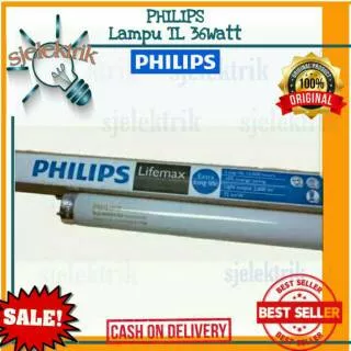 Lampu TL Neon Philips 36 Watt 36W Lifemax Lampu Philip TL Neon 36 W - 120 Cm