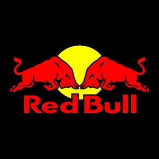 Sticker Red Bull, Logo Red Bull, Sticker Logo Minuman