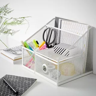 Desk Organizer Stationary Case Rak kecil Tempat alat tulis storage box Pengatur meja kerja