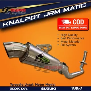 Knalpot Racing JRM Beat Karbu Beat FI Mio Sporty Mio M3 /J Xeon Scoopy Soul GT Spin Nex Vario DLL