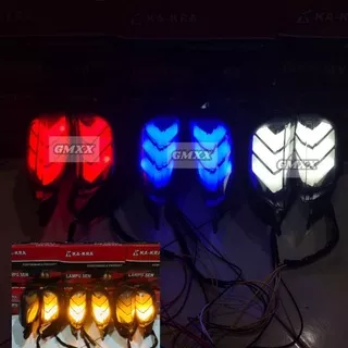 Lampu Sen sein depan Led variasi 2 in 1 sepasang waterproff kualitas premium motor yamaha nmax, nmax new, nmax old, nmax 2020, nmax 2021, nmax 2015, nmax 2016, nmax 2017, nmax 2018, nmax 2019