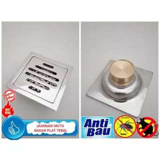 Floor Drain Anti Bau | Floor Drain Anti Seranga | Floor Drain Anti Kecoa Stainless Tebal WL333-2