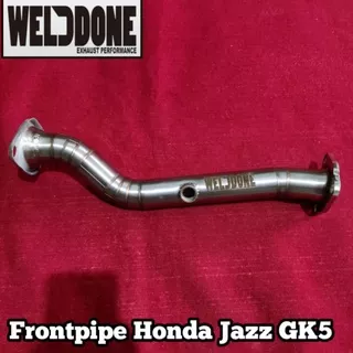 knalpot mobil honda jazz front pipe honda jazz gk5 welddone