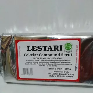 coklat compound Lestari 250g | coklat blok