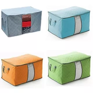 Storage Bag Tidur Box Tempat Penyimpanan Pakaian Selimut Bed Cover Organizer STORAGE BOX