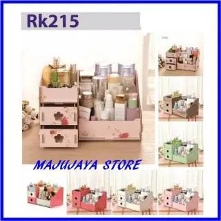 RAK GONDOLA / RAK MINIMARKET / RAK SUPERMARKET 5 LEVEL - MERAH RAK KOSMETIK MODEL MULTIFUNGSI BAGUS