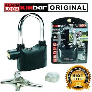 Gembok Alarm - alarm Lock - alarm Anti Maling - Kunci Cakram Motor