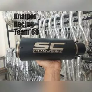 Silencer SC project silencer knalpot SC project black doff