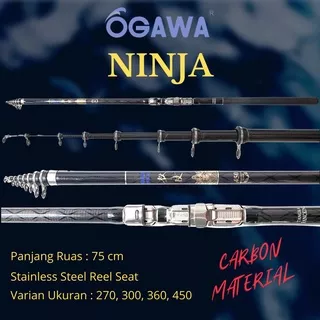 JORAN TEGEK KOLONG OGAWA NINJA 270 300 360 450 CARBON LENTUR