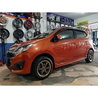 Velg Mobil Racing Agya Ayla Calya Sigra Ring 14 hsr TOKYO Bronze - honda brio karimun dll