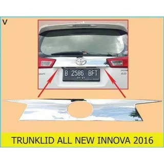 TRUNK LID FULL CHROME ALL NEW INNOVA REBORN 2016