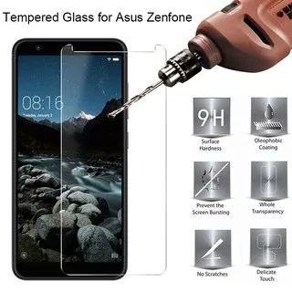 Asus Zenfone Max Pro Plus M1 M2 Shot Selfie Zoom S Tempered Glass Bening Anti gores Kaca