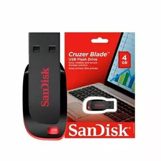 ORIGINAL 99% SANDISK FLASH DISK 4GB CRUZER BLADE CZ71 / USB FLASH  CZ 71