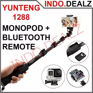 Tongsis Monopod Yunteng Yt-1288 With Bluetooth Shutter Samsung iPhone Lenovo Asus Xiaomi Murah