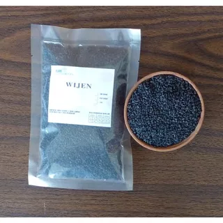 Wijen Hitam 50 Gram/ Biji Wijen Hitam/ Wijen Onde-Onde/ Black Sesame Seed Premium/ Black Sesame