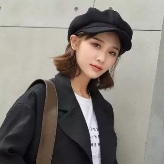 Topi Sutradara Pria Topi Pelukis Pria Newsboy Pria Apolo Dewasa Model Beret Klasik Retro Vintage Topi Flat Cap/Topi Newsboy Cap/Topi Copet/Topi Mafia/Peaky Blinders/Topi Pria Musim Panas/Topi Pet Topi Pria Wanita NewsBoy Cap Apolo Polos Dewasa Model Copet