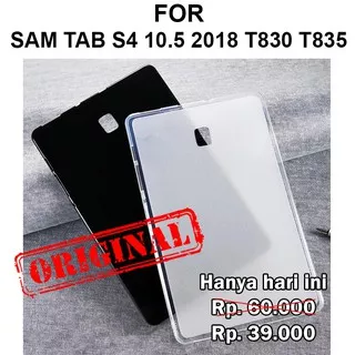 TPU case Samsung Tab S4 10.5 2018 T830 T835 softcase casing cover silikon slim matte ultra thin