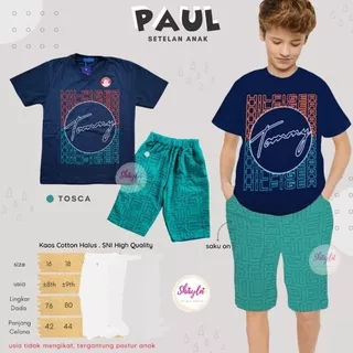 100% ORI Calvin Klein; Hugo; Paul; Theo set baju anak laki-laki by Shayla / umur 8-13 tahun