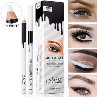 Eyeliner Pencil White Bawah Mata Putih Menow Soft Original dan Waterproof / Grosir Kosmetik