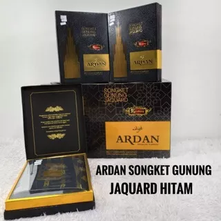 Ardan Sgj Gold Black Edition Sarung Ardan Songket Gunung Jaquard Edisi Hitam Seri Gold