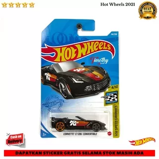 Hot Wheels Corvette C7 Z06 Covertible K&N Hitam Timothy Diecast