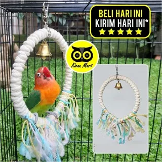 AYUNAN CINCIN BURUNG MAINAN LOVEBIRD TANGKRINGAN NURI PARKIT LOVE BIRD LOVEBIRD PARROT FALK AYPTH