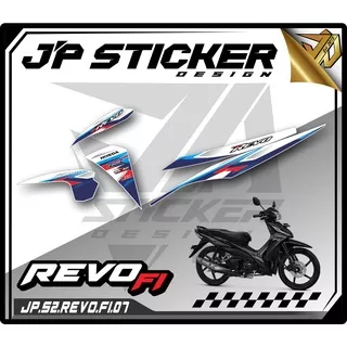 REVO STICKER STRIPING REVO FI - STICKER MOTOR HONDA REVO FI NEW - REVO FIT INJEKSI LIST VARIASI HOLOGRAM (JP.S2) 07