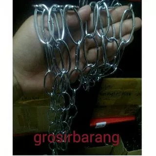 Gantungan Hanger Baju Rantai Besi silver dan hitam cantolan aksesoris hanger gantungan baju murah