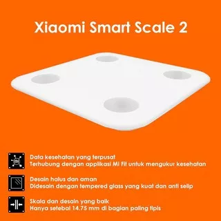 Xiaomi Mi Smart Scale Version 2 Original Global Version dengan Display LED Timbangan Digital Xiaomi