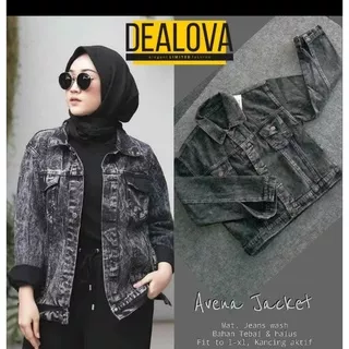 (NEW) Avena Jacket / Jacket Jeans / Jacket Jeans Wanita / Jacket Jeans Premium / Jacket Jeans Kekinian