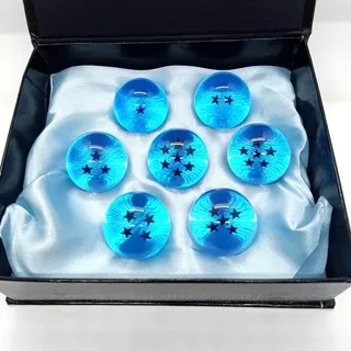 TERBARU SET KOLEKSI 4 CM BOLA DRAGON BALL BIRU BAHAN RESIN GOOD QUALI