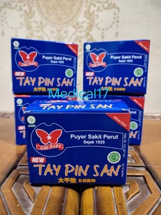 Tay Pin San Puyer Obat Sakit Perut Sachet Bintang Kupu-Kupu