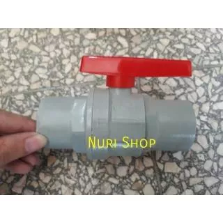 Ball valve PVC 1/ Stop kran/ ballvalve PVC 1 (Murah)