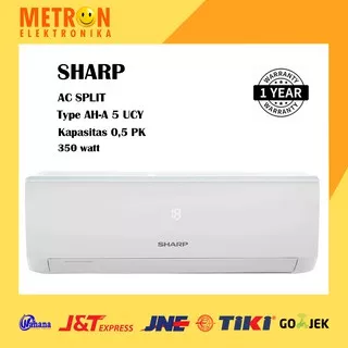 SHARP AH-A 5 UCY + R - 0.5 PK FREON R32 / AIR CONDITIONER AC SPLIT 0,5 PK / AHA5UCY