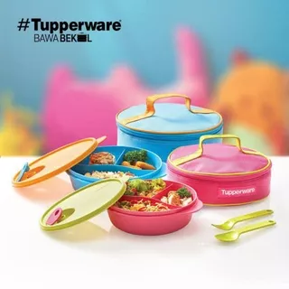 Crystalwave Lunch Set / Paket Bekal Tempat Makan Tupperware Original Termurah!