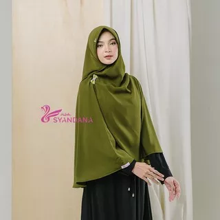 Hijab Kerudung Khimar Gosya Army Syandana (Size L)